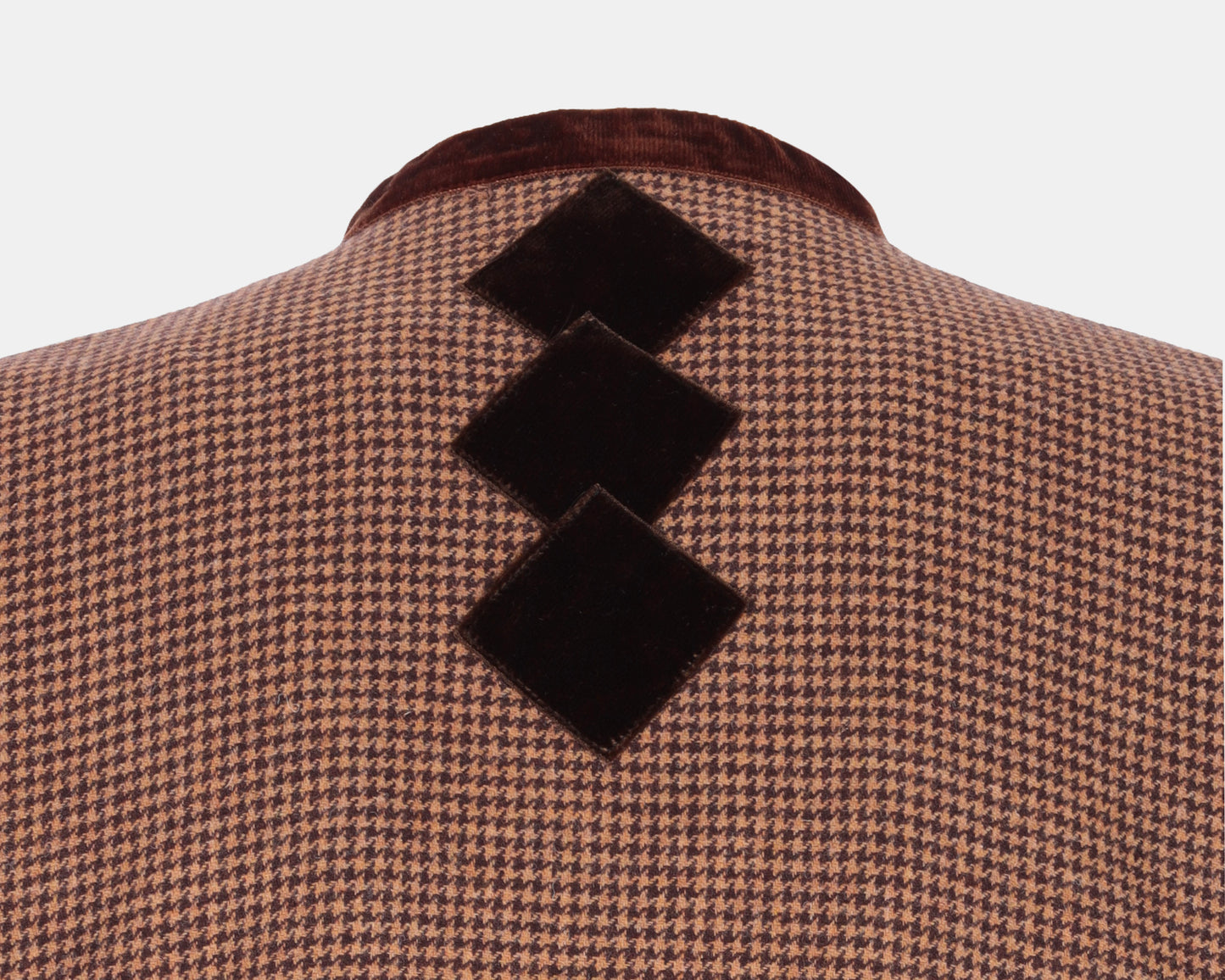 Giacca Pied-de-poule Marrone