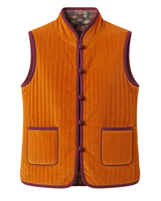 Gilet Arancione e Prugna