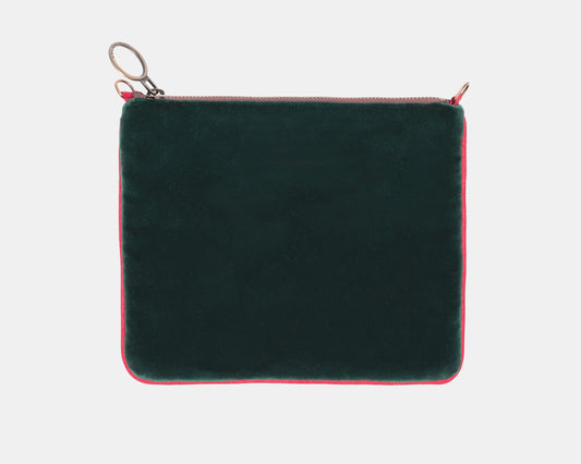 Vellutina Verde Bosco e Rosso