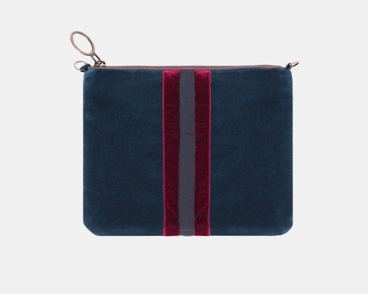 Vellutina Gros Grain Blu e Bordeaux